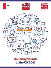 Donation Trends in the UK 2017:- Charity Turnover:- £5M +/Comm Org 